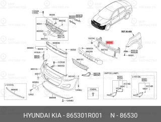 Запчасть HYUNDAI 865301R001