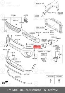 Запчасть HYUNDAI 86575M0000