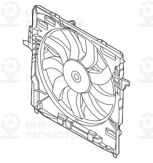 Запчасть BMW 17428618241