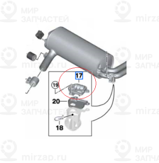 Запчасть BMW 18308632154