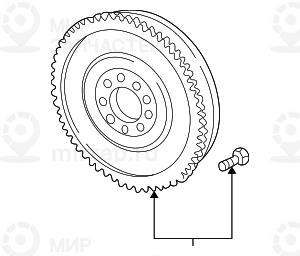 Запчасть BMW 21207542984