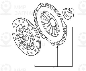 Запчасть BMW 21217515146