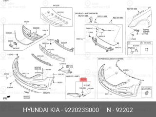 Запчасть HYUNDAI 922023S000