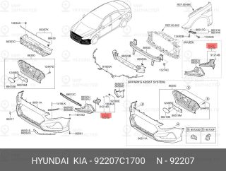 Запчасть HYUNDAI 92207C1700