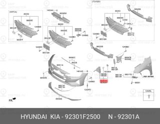 Запчасть HYUNDAI 92301F2500