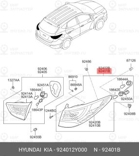 Запчасть HYUNDAI 924012Y000