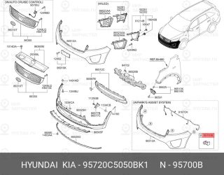 Запчасть HYUNDAI 95720C5050BK1