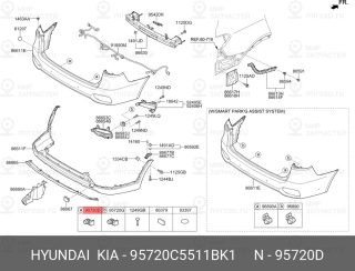Запчасть HYUNDAI 95720C5511BK1