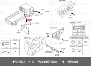 Запчасть HYUNDAI 9580057000