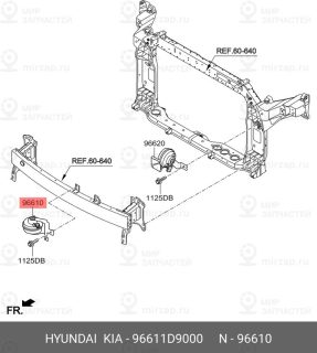 Запчасть HYUNDAI 96611D9000