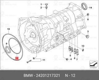 Запчасть BMW 24201217321