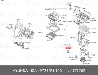 Запчасть HYUNDAI 972353K100