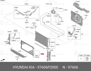 Запчасть HYUNDAI 97606P2000