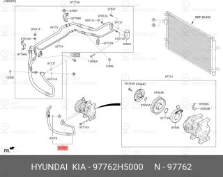 Запчасть HYUNDAI 97762H5000