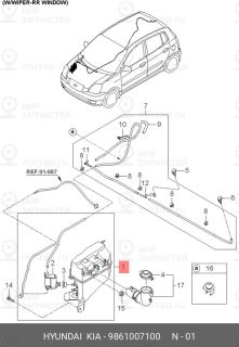 Запчасть HYUNDAI 9861007100