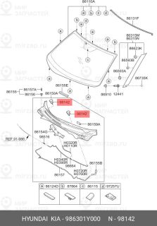 Запчасть HYUNDAI 986301Y000