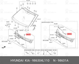 Запчасть HYUNDAI 986304L110