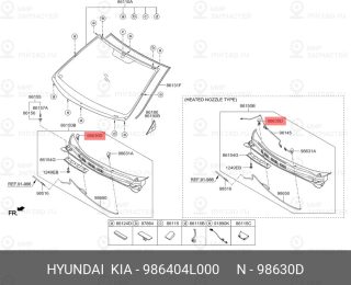 Запчасть HYUNDAI 986404L000