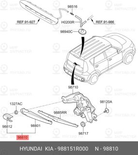 Запчасть HYUNDAI 988151R000