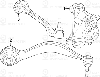 Запчасть BMW 31108837894