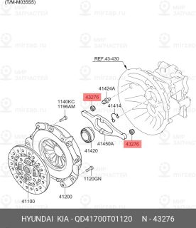 Запчасть HYUNDAI QD41700T01120