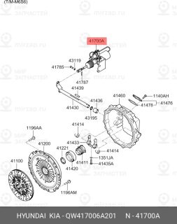 Запчасть HYUNDAI QW417006A201