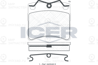 Запчасть ICER 140895