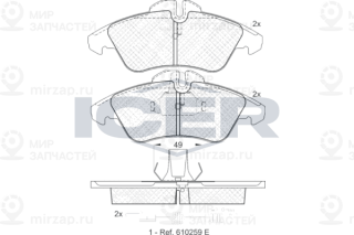 Запчасть ICER 141104