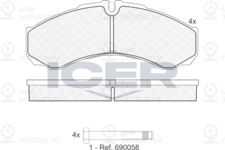 Запчасть ICER 141208