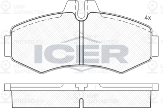 Запчасть ICER 141288