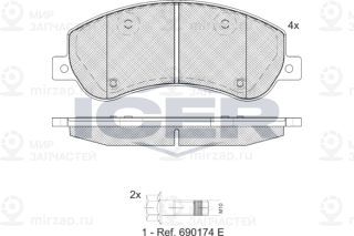 Запчасть ICER 141793204