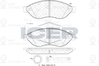 Запчасть ICER 141803