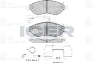 Запчасть ICER 141803203