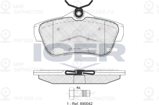Запчасть ICER 141823