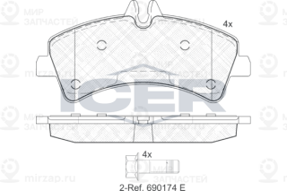 Запчасть ICER 141849