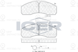 Запчасть ICER 141889