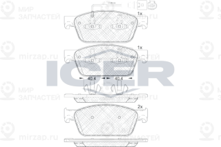 Запчасть ICER 141953