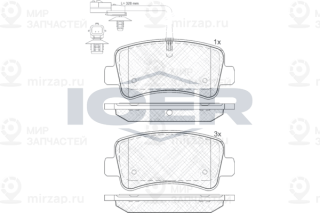Запчасть ICER 142001