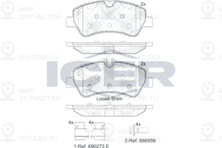 Запчасть ICER 142116