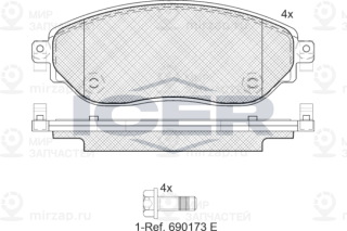 Запчасть ICER 142219