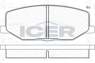 Запчасть ICER 180468