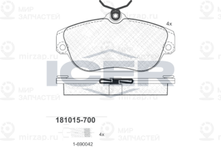 Запчасть ICER 181015700