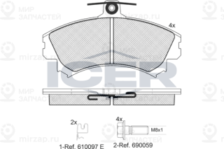 Запчасть ICER 181118700
