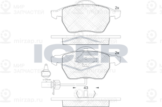 Запчасть ICER 181331203