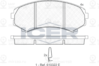 Запчасть ICER 181374
