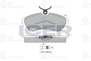 Запчасть ICER 181451700