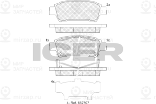 Запчасть ICER 181608