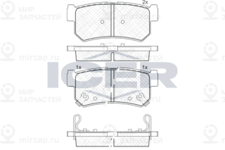Запчасть ICER 181646
