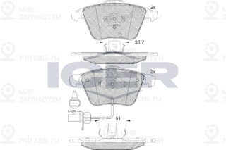 Запчасть ICER 181654
