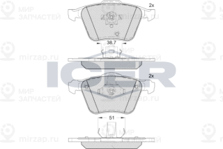 Запчасть ICER 181655